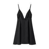 ZARZ Homemade New Women's Classic Seam-Shy And Fashionable Short-Sling Dress HZ0107