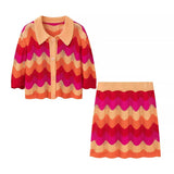 ZARZ Homemade New Women's Classic Oceanic Knitted Jersey Skirt HZ0107